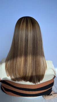 Pre-owned Irene wig, back view.