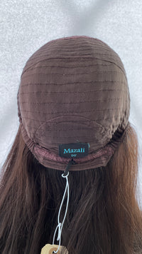 Pre-owned Mazali wig, inside back with the sewn Mazali label.