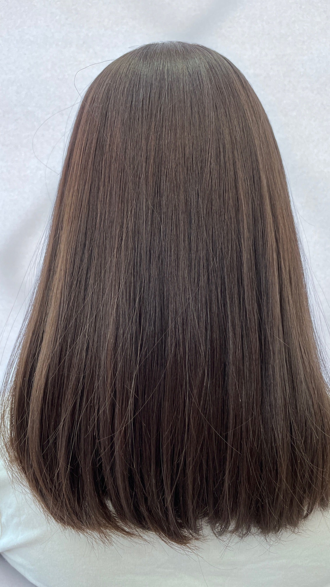 14" Wig With Curtain Bangs