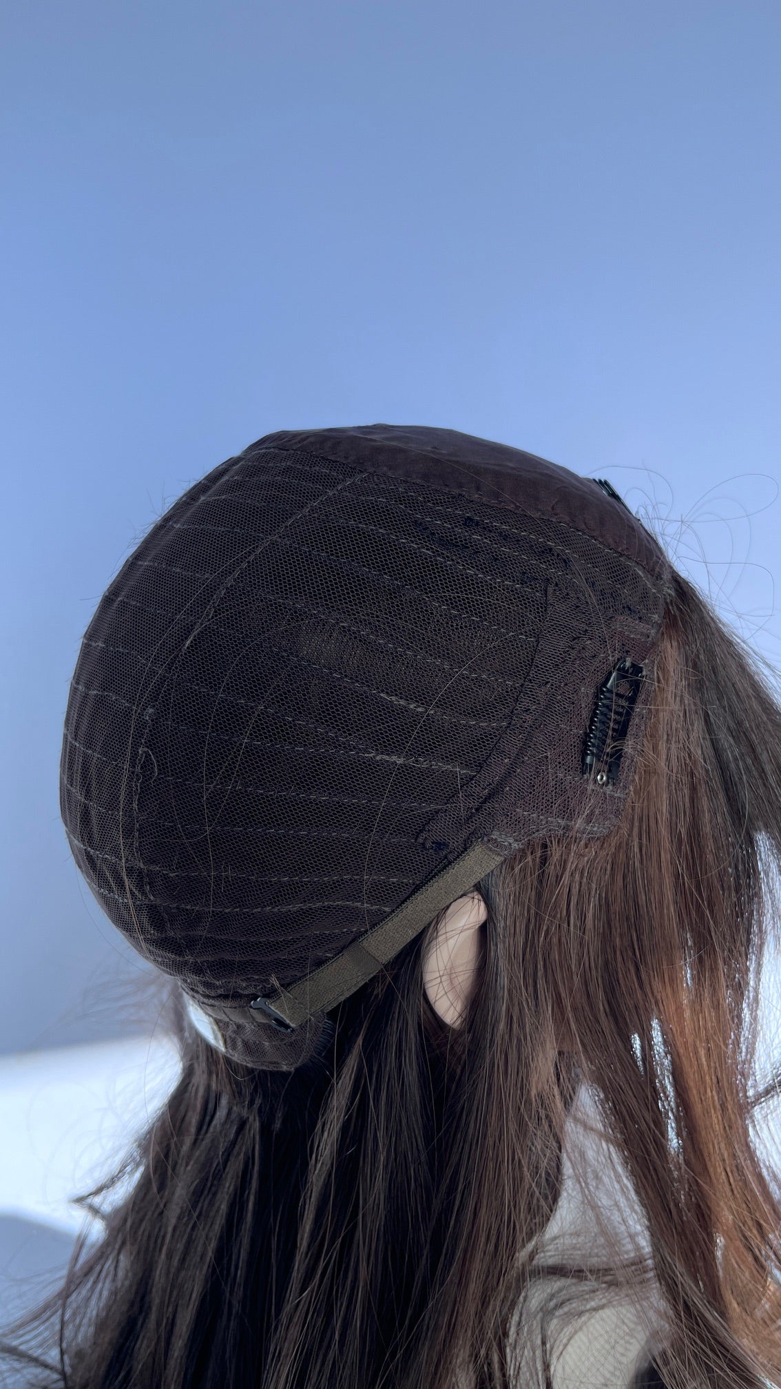 Inside side of the Sari Luxe wig cap.