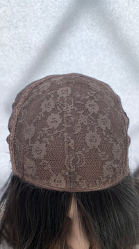Inside view of the Gali wig's top and front construction