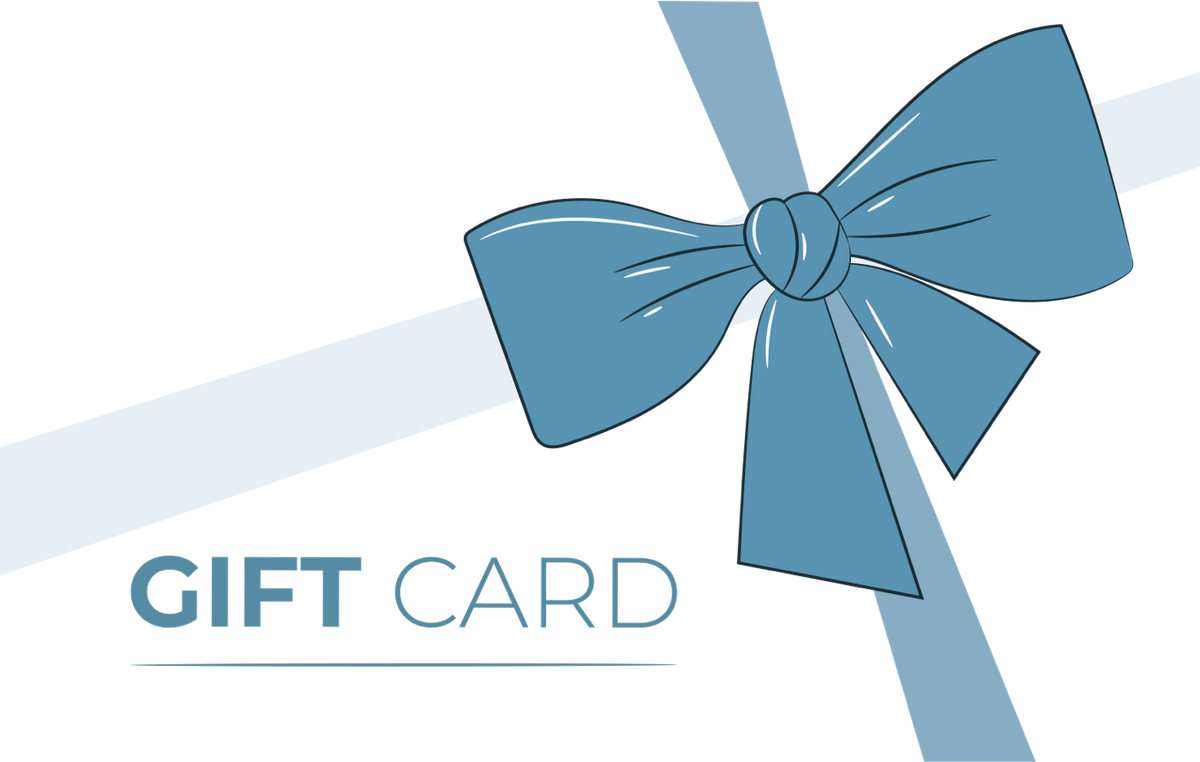 Fortune digital gift card with a blue ribbon and bow.