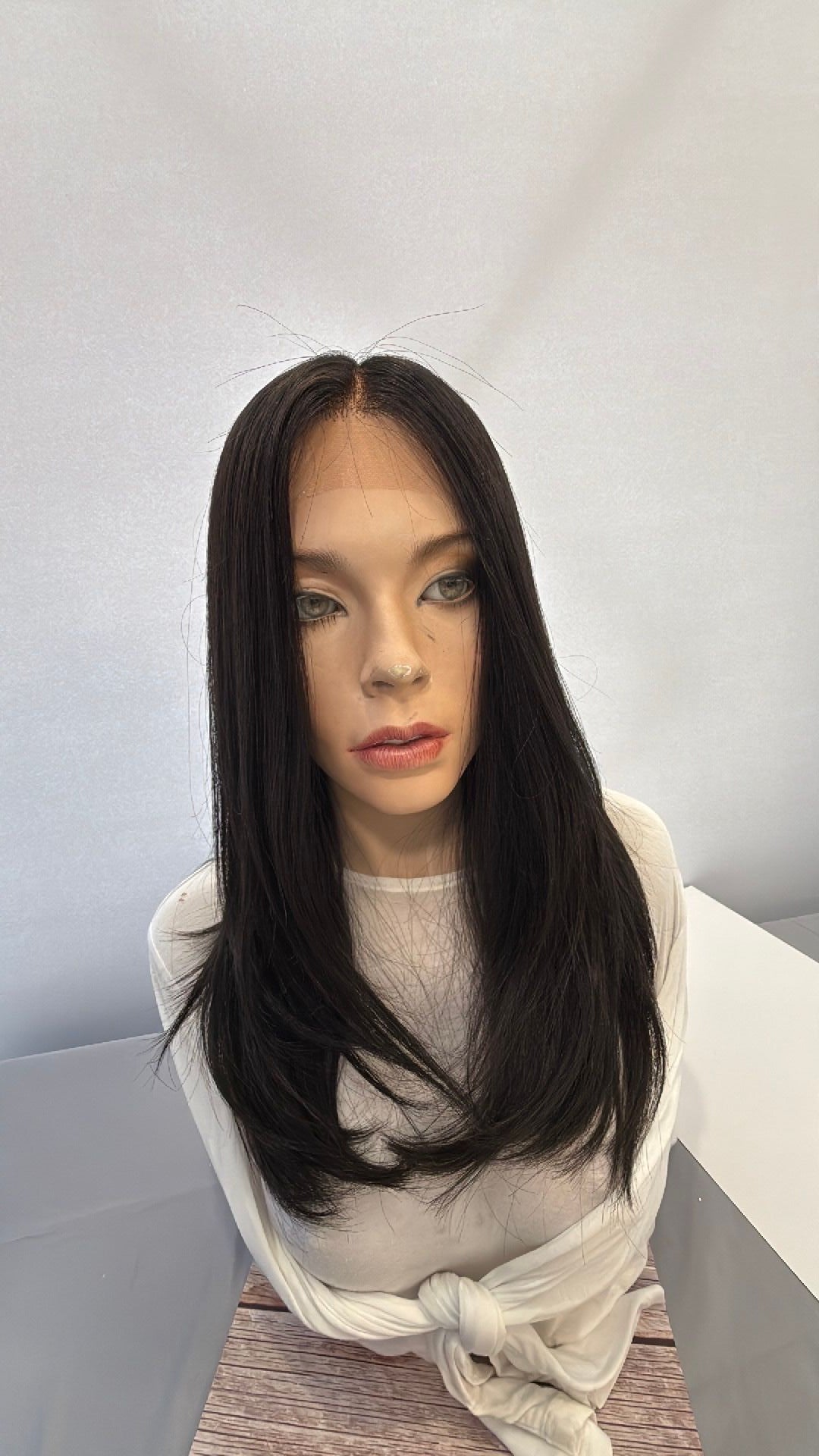 Mazali Lace Top Wig, 14 inches, #1B — product view 1