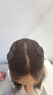 Mazali Lace Top Wig, 12 inches, #1B — product view 3