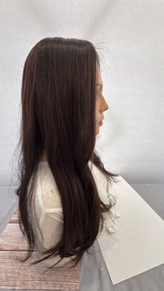 Mazali Silk French Top Wig, 16 inches, #2/8/6 — product view 2