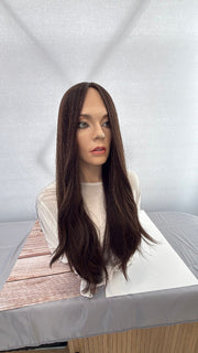 Mazali Silk French Top Wig, 18 inches, #2/8/6 — product view 1