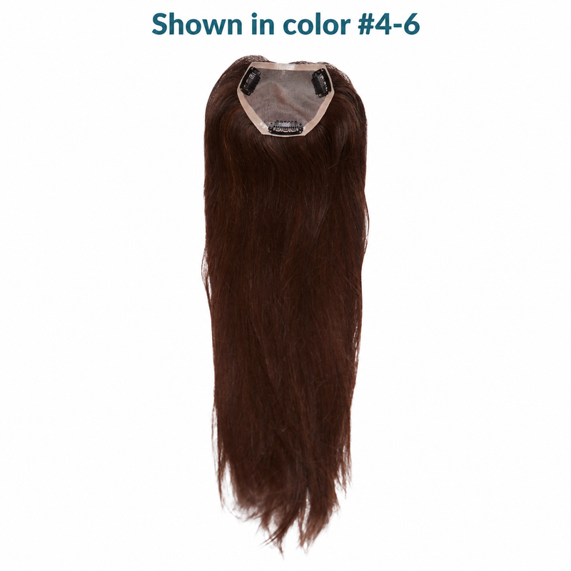 Mazali Mini Mono Topper with its base and clips visible, shown in color #4-6.
